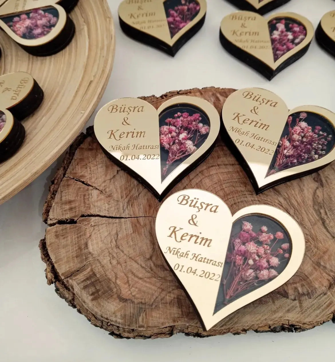 Magnette personnalisable mariage – Cadeau invité original et souvenir unique CréaBySana