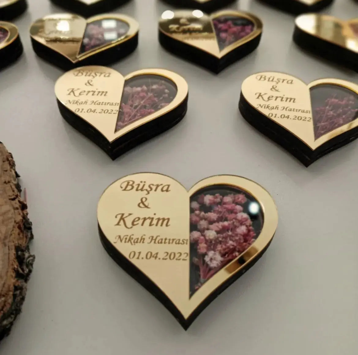 Magnette personnalisable mariage – Cadeau invité original et souvenir unique CréaBySana