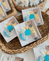 Magnet porte-clés crème main — coffret cadeau invité mariage | CréaBySana