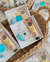 Coffret magnet porte-clés crème main — souvenir invité élégant | CréaBySana