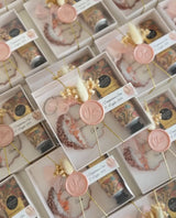 Set magnet porte-clés crème main — souvenir invité raffiné | CréaBySana