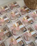 Magnet crème main porte-clés personnalisé — lot mariage | Créa By Sana