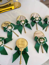 Mini miroir doré personnalisé mariage — lot cadeau invité | Créa By Sana