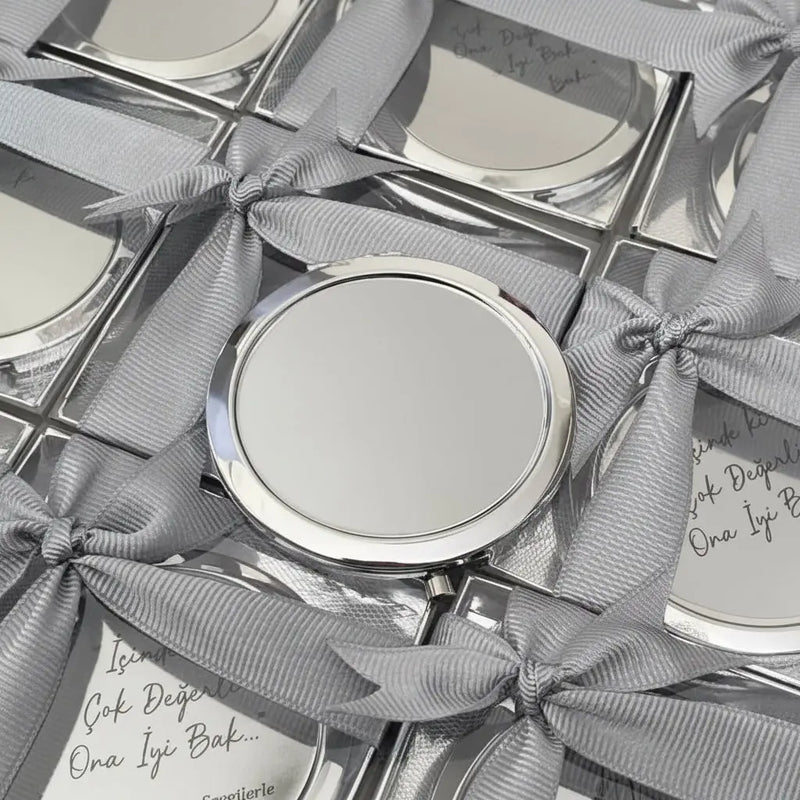 Miroir de poche personnalisé — cadeau mariage EVJF demoiselle | CréaBySana