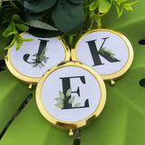Miroir double face personnalisé mariage — accessoire beauté | CréaBySana