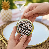 Miroir poche double face cadeau invité — personnalisé | CréaBySana