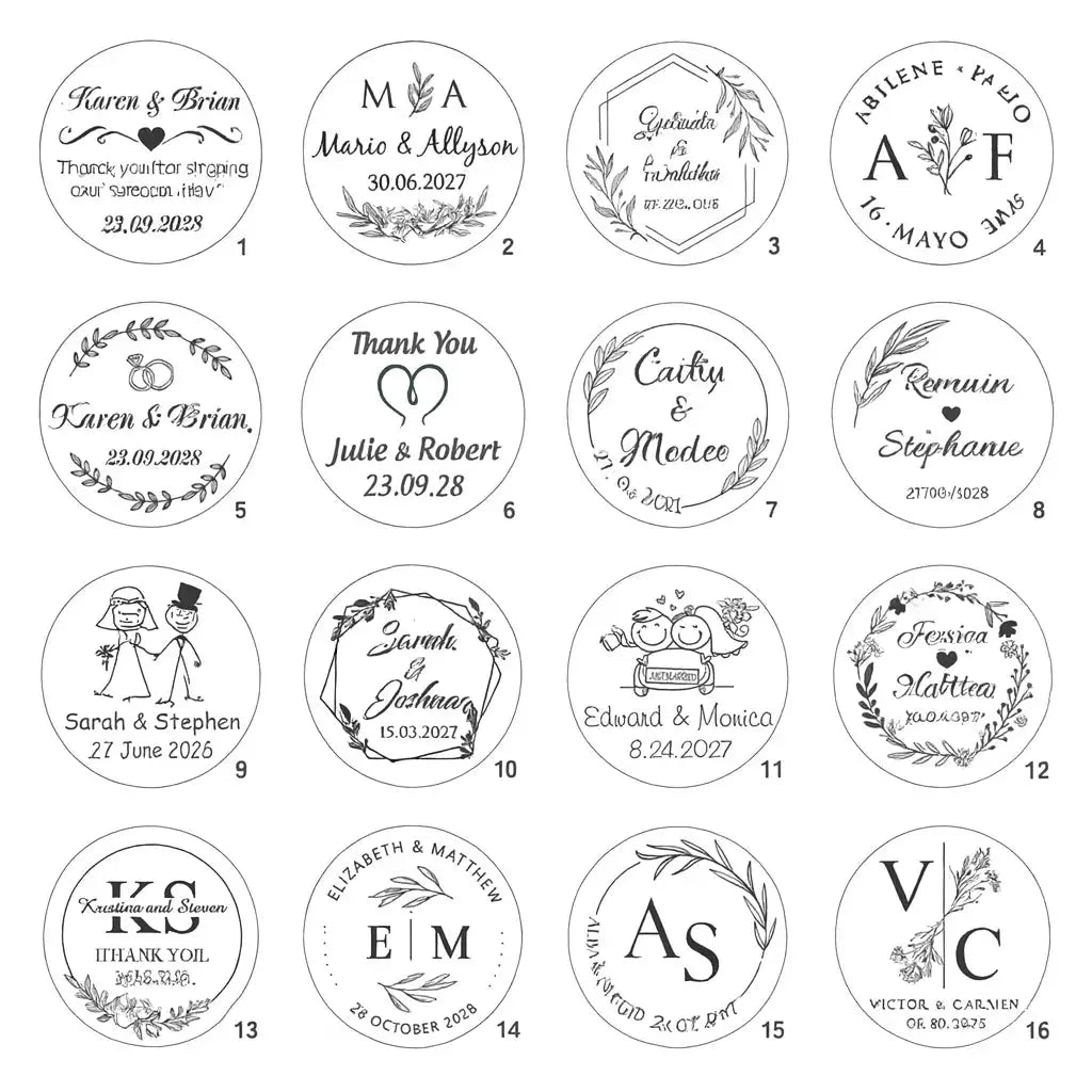 Miroir personnalisé mariage – Cadeau invité chic et souvenir unique CréaBySana