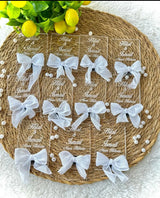 Panneau plexiglass mariage personnalisé — décoration table | CréaBySana
