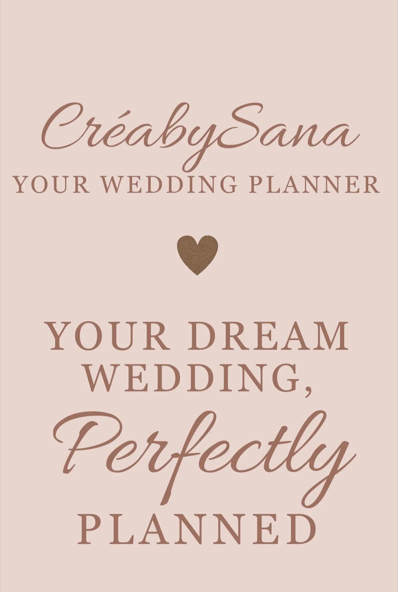 Planner Wedding – 45-Page Digital Guide to Plan Your Dream Wedding Step by Step CréaBySana