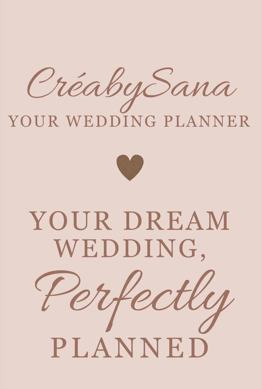 Planner Wedding – 45-Page Digital Guide to Plan Your Dream Wedding Step by Step CréaBySana