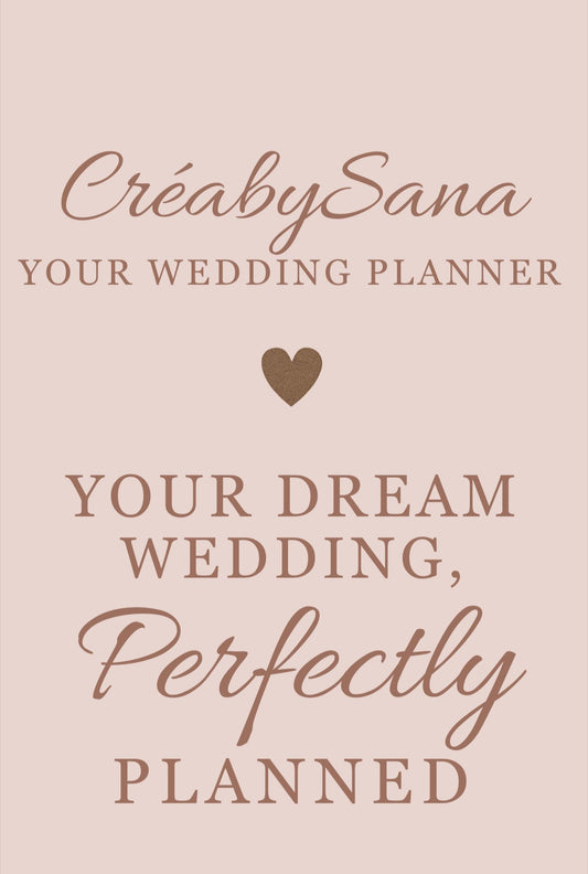 Planner Wedding – The Complete 45-Page Digital Wedding Planner Guide CréaBySana