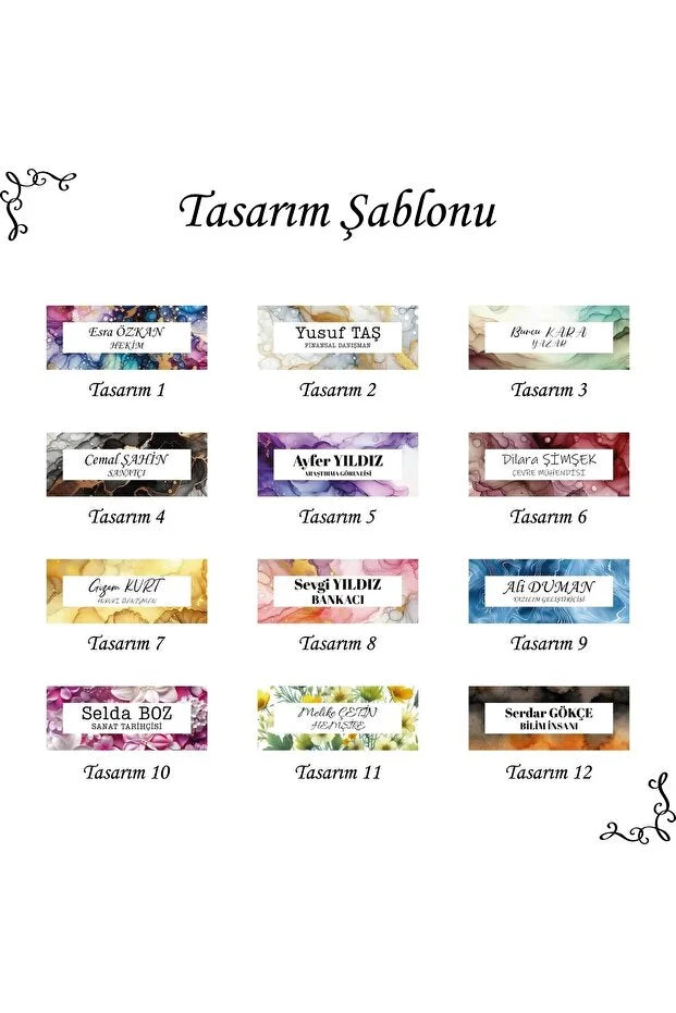 Plaque Acrylique Personnalisée – Plaque Nominative Bureau – Design Élégant et Transparent Gravé sur Mesure CréaBySana