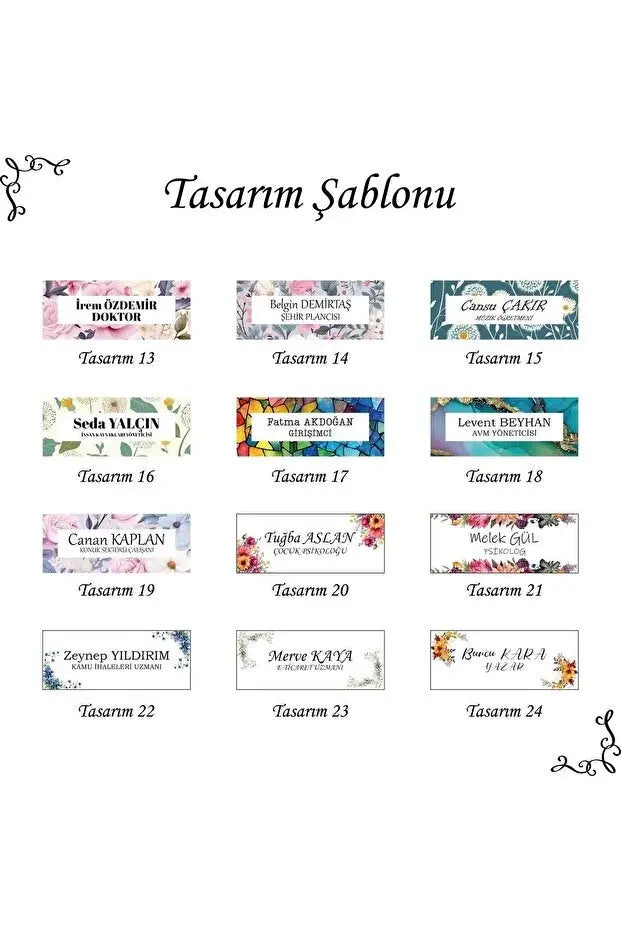 Plaque Acrylique Personnalisée – Plaque Nominative Bureau – Design Élégant et Transparent Gravé sur Mesure CréaBySana