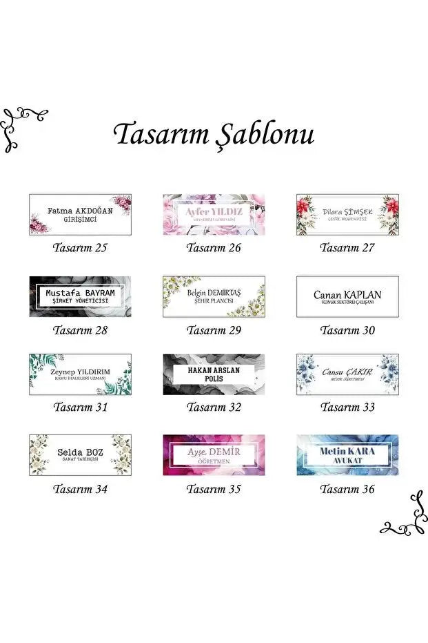 Plaque Acrylique Personnalisée – Plaque Nominative Bureau – Design Élégant et Transparent Gravé sur Mesure CréaBySana