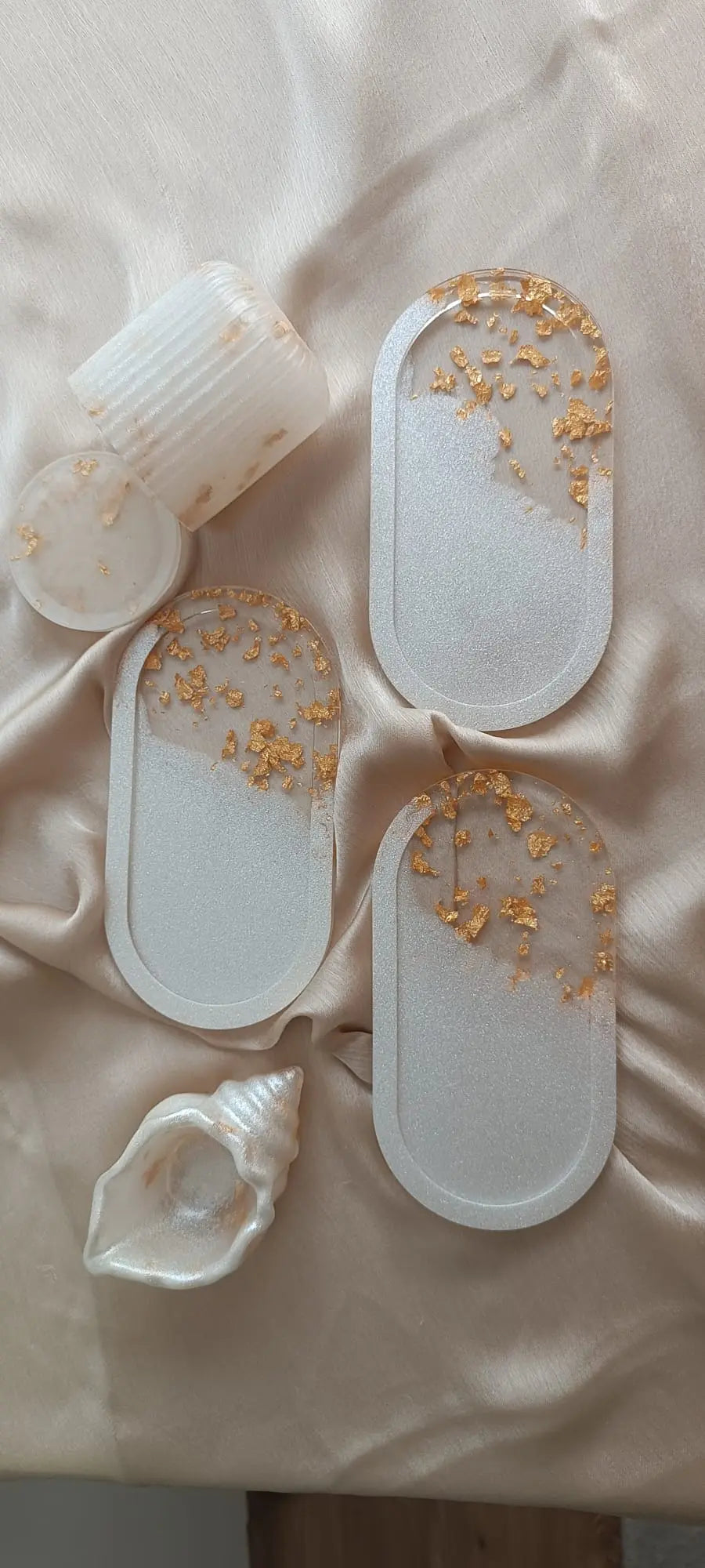 Plateau coupelle decoration en resine CréaBySana