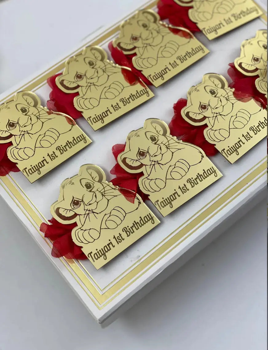 Plexiglass anniversaire personnalisé — cadeau invité original | CréaBySana