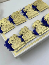Plexiglass cadeau invité anniversaire — personnalisé thème | CréaBySana