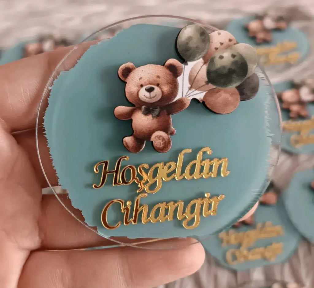 Magnet en plexi avec texte personnalisé CréaBySana