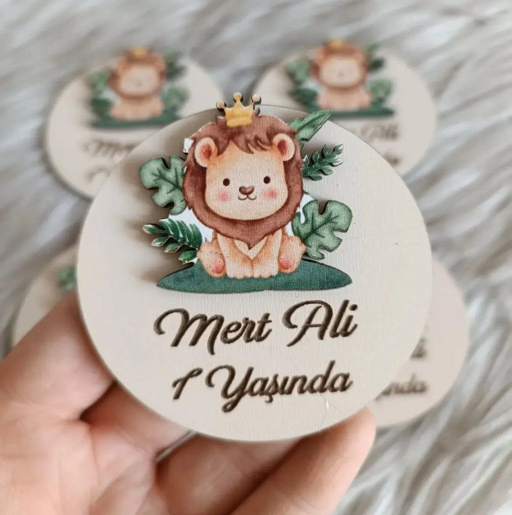 Magnet en plexi avec texte personnalisé CréaBySana