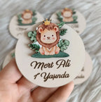 Magnet en plexi avec texte personnalisé CréaBySana