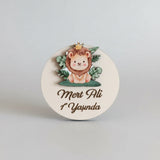 Magnet plexiglass personnalisé — cadeau invité mariage chic | CréaBySana