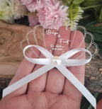 Magnet Personnalisé Plexiglass – Souvenir Élégant de Mariage | CréaBySana CréaBySana