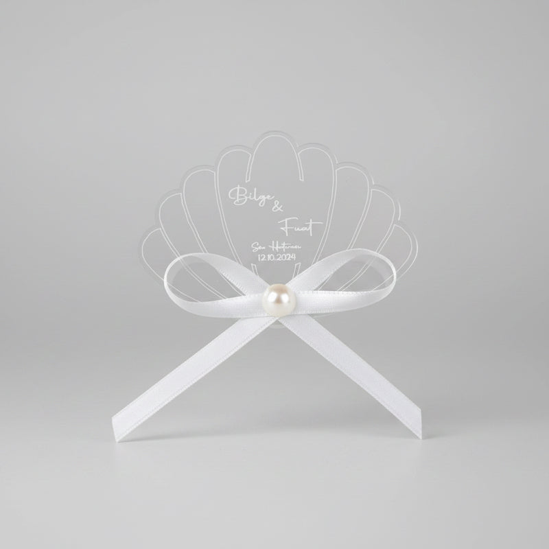 Magnet plexiglass personnalisé — souvenir élégant mariage | CréaBySana