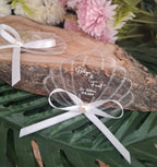 Magnet Personnalisé Plexiglass – Souvenir Élégant de Mariage | CréaBySana CréaBySana