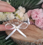 Magnet Personnalisé Plexiglass – Souvenir Élégant de Mariage | CréaBySana CréaBySana