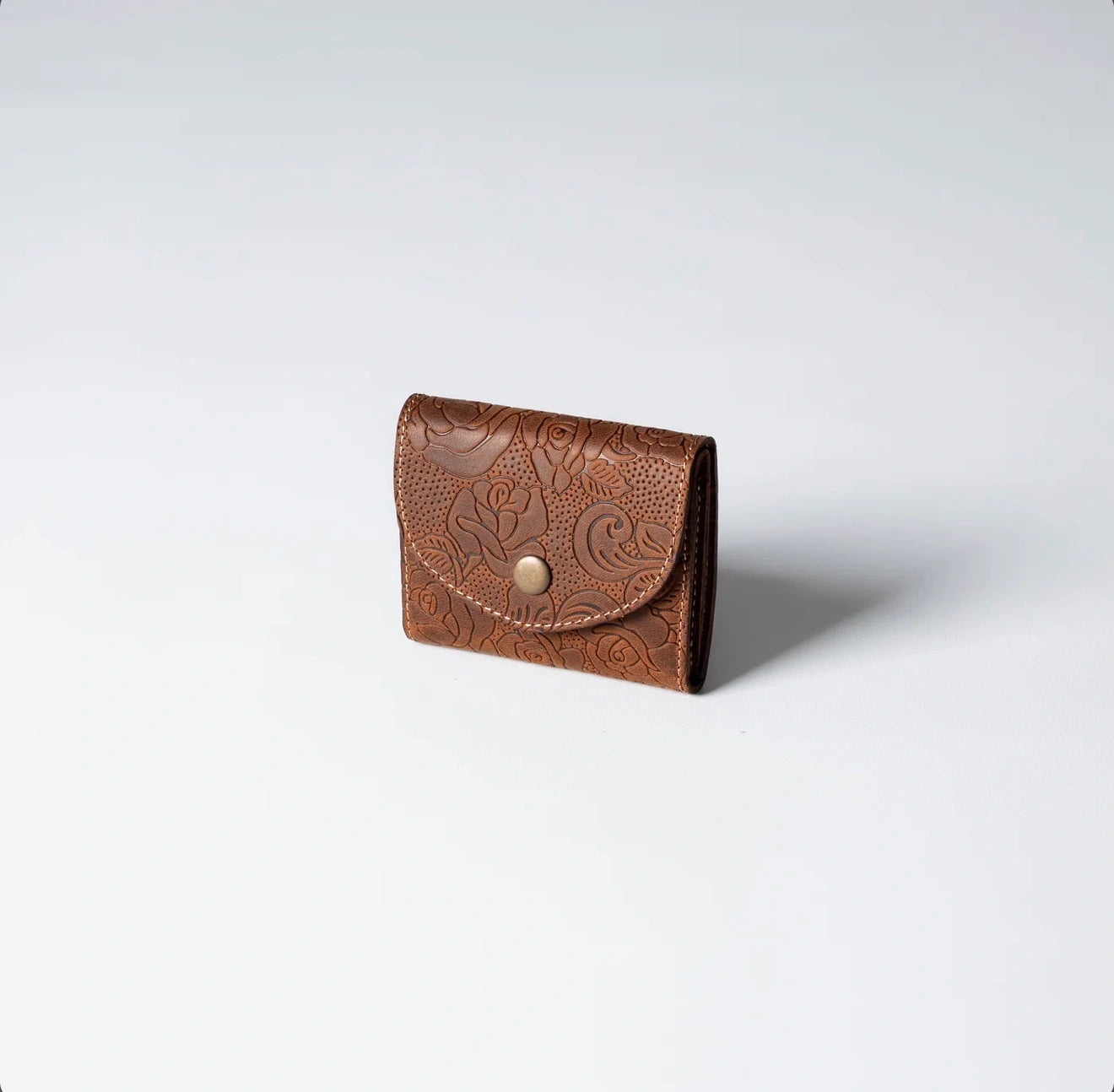 Porte-cartes en cuir embossé – Cadeau Fête des Pères CréaBySana