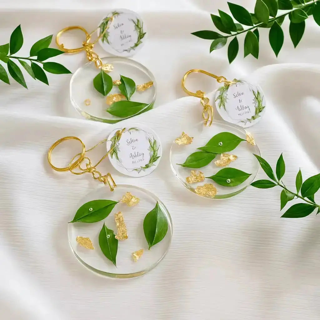 Porte-clés fait main personnalisé – Cadeau unique pour mariage, baptême & événements - CréaBySana