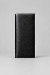 Portefeuille Long Cuir Grainé Chocolat portefeuille CréaBySana