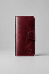 Portefeuille Long Cuir Cognac à Rabat portefeuille CréaBySana
