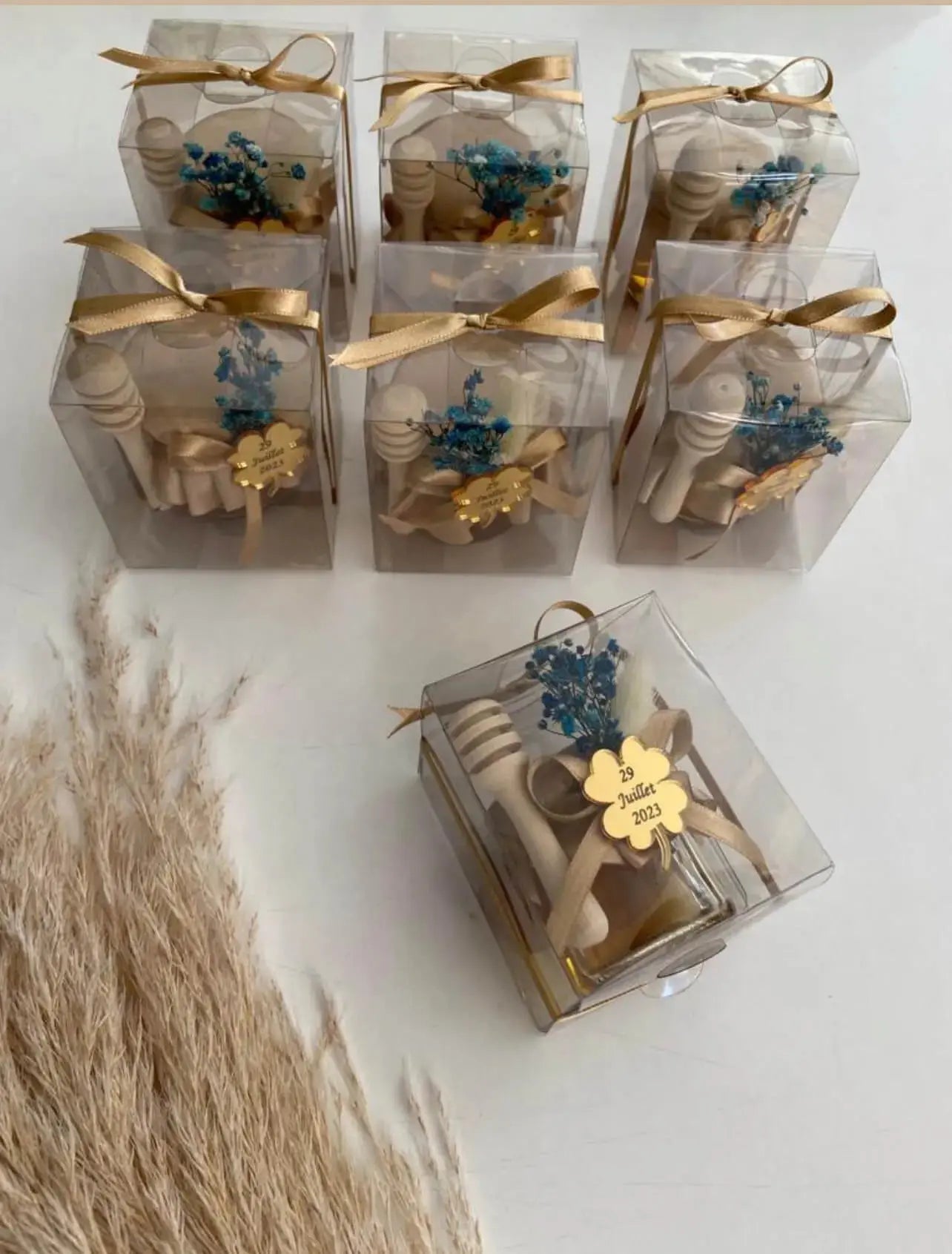 Cadeaux invités mariage champêtre CréaBySana