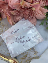 Rince-doigt personnalisé mariage restaurant — lot invités | Créa By Sana