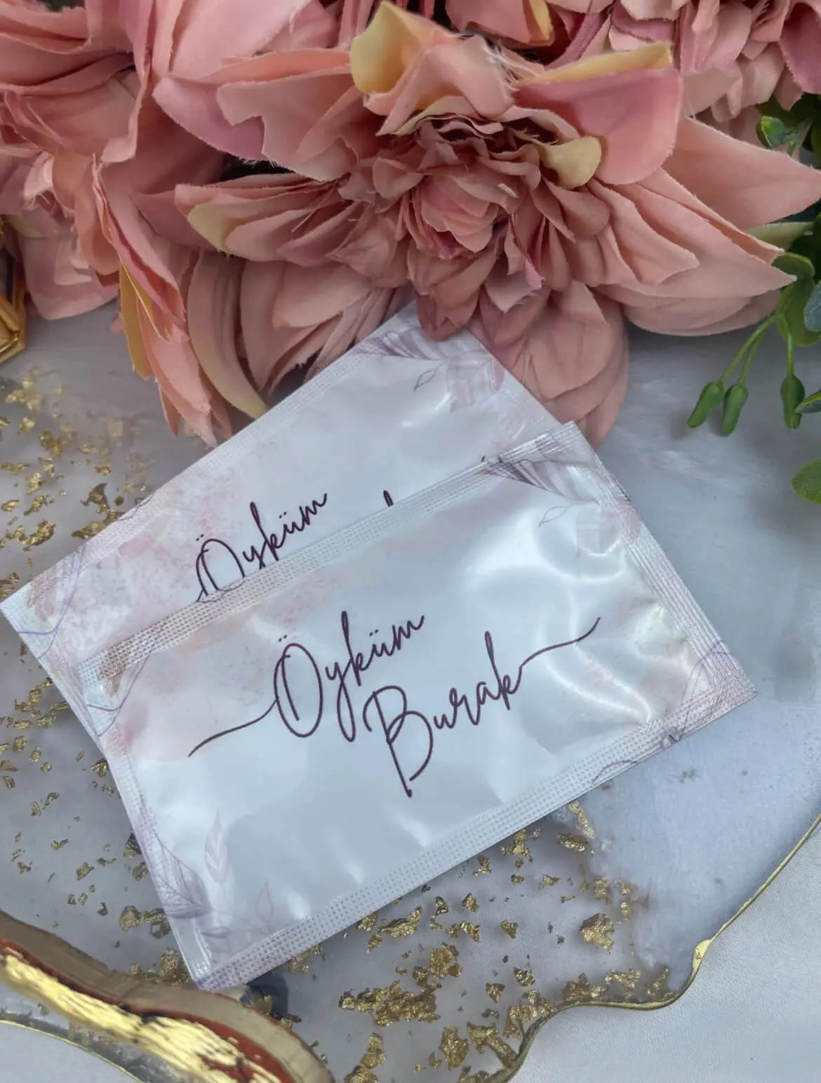 Rince-doigt personnalisé mariage restaurant — lot invités | Créa By Sana