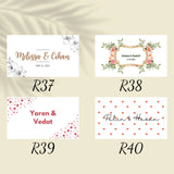Lingette personnalisée mariage oriental — cadeau invité | Créa By Sana