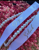 Ruban cérémonie mariage — rituel handfasting romantique | CréaBySana