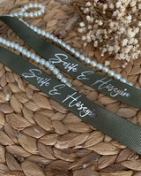 Ruban cérémonie handfasting — symbolique mariage personnalisé | Créa By Sana