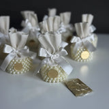 Sachet henné personnalisé dragées — cadeau invité mariage | CréaBySana