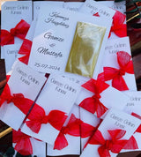Sachet henné personnalisé mariage — lot 50 pièces invités | CréaBySana