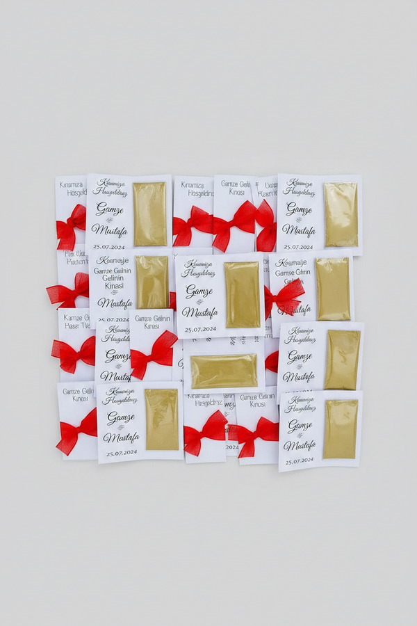 Sachet henné mariage soirée orientale — souvenir invité | CréaBySana
