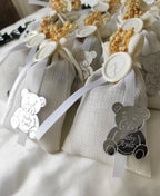 Petit sac lavande personnalisé – Cadeaux invités naissance, baptême ou mariage CréaBySana