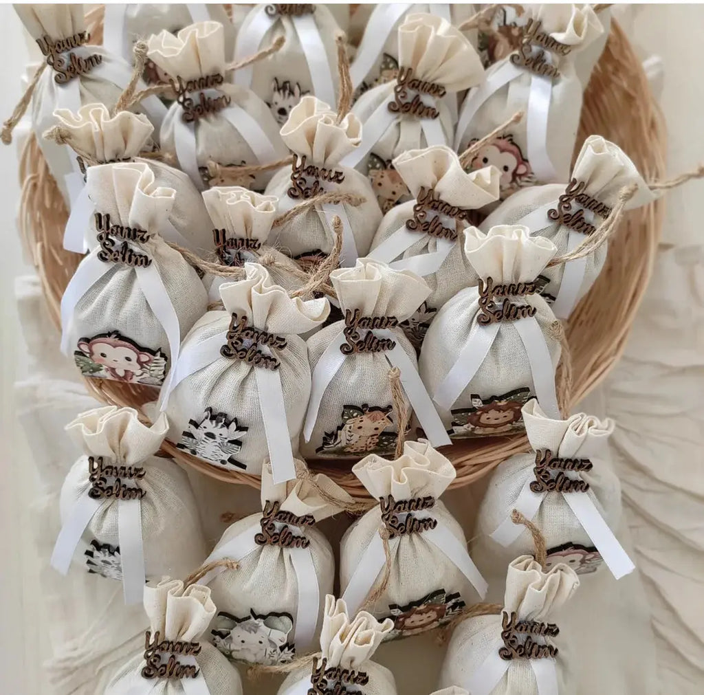 Sachet de lavande personnalisé – Cadeaux invités mariage, baptême ou anniversaire CréaBySana
