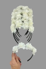 Serre-tête fleurs mariage — accessoire cheveux élégant | Créa By Sana