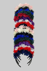 Serre-tête fleur coloré fête mariage — accessoire mode | Créa By Sana