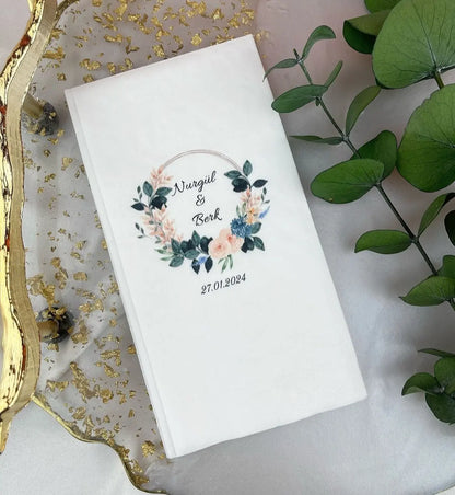 Serviette de table pour mariage - CréaBySana