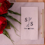 Serviette papier personnalisée — cadeau invité mariage original | Créa By Sana