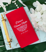Serviettes papier mariage personnalisées — lot table de fête | Créa By Sana