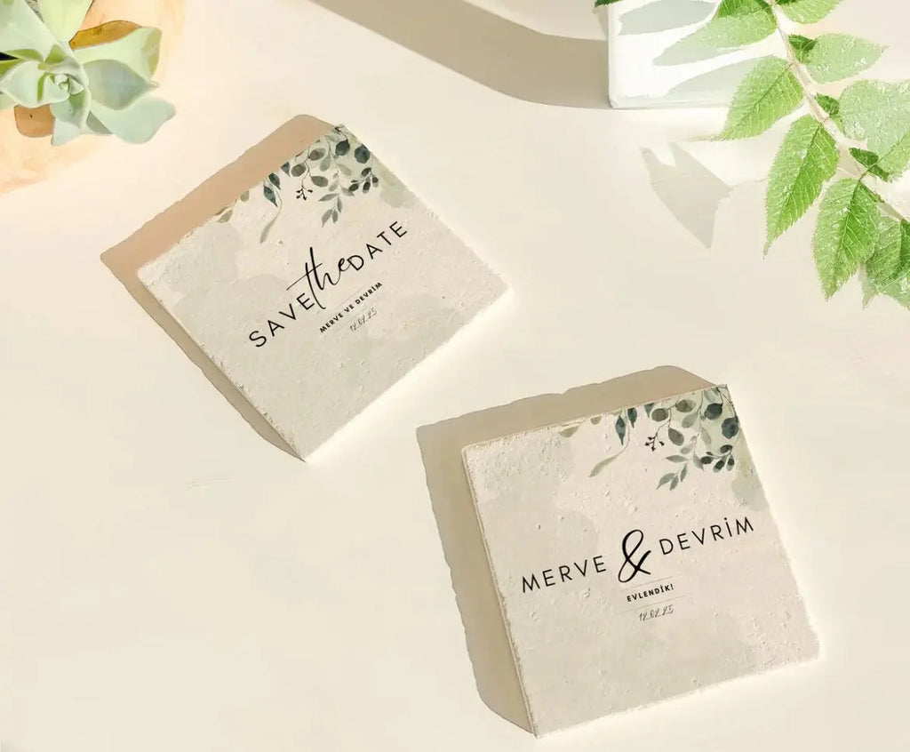 Dessous de verre personnalisé – Cadeaux invités mariage, anniversaire ou goodies entreprise CréaBySana